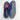 La Cadena ラカデナ GIMNASIA - SUMMER PILE PILE PANEL SLIP ON kids サマーパイル AZUL×ORANGE 55233/01/32