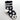 THE PARK SHOP ザ パークショップ LINE SOCCER SOCKS black TPS-582