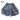★40%OFF★2024SS★nunuforme ヌヌフォルム ポインテッドショートパンツ Blue 09-nf21-692-198
