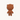 WE ARE GOMMU GOMMU MINI BEAR ALMOND GOMMU103-916