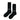 ★30%OFF★2024AW★UNIONINI ユニオニーニ logo socks black AC-099