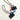 ROSETTAPRAYER 9mm BALL CHAIN SMARTPHONE STRAP- RED SNAP 27.5cm