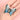 Coucou Suzette ククシュゼット Blue Butterfly Mini Hair Claw ちょうちょ ミニヘアクリップ
