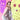 ★2025SS★michirico ミチリコ My dear Mexico TEX gather collar ピンク MR25SS-32(kids/adult)