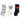 ★PRE 2025SS collection★mini rodini ミニロディーニ Bow 3-pack socks Multi