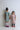 ★2025SS★frankygrow フランキーグロウ ORG.PT DEFORMATION GATHER SLEEVES DRESS GRAY-GREEN 25SOP-270