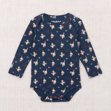 ★WINTER Collection★DROP1★Misha & Puff ミーシャアンドパフ BABY LAP ONESIE MOONLIGHT CAT & MOUSE B3132W26-2FE