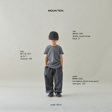 ★2026SS★MOUN TEN. マウンテン double russell mesh jetcap black MA19-1725