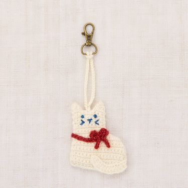 ★WINTER Collection★DROP1★Misha & Puff ミーシャアンドパフ KITTEN BAG CHARM WINTER CREAM K1580W26-271-OSS