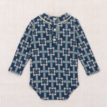 ★WINTER Collection★DROP1★Misha & Puff ミーシャアンドパフ BABY SCOUT ONESIE MOONLIGHT RAILROAD FLORAL B3045W26-2BD