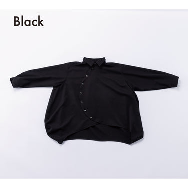 ★入荷済み★2026AW★nunuforme ヌヌフォルム サークルシャツ Black 06-nf26-545-029