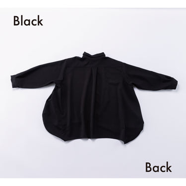 ★入荷済み★2026AW★nunuforme ヌヌフォルム サークルシャツ Black 06-nf26-545-029