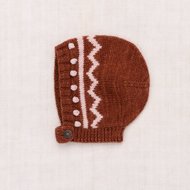 ★WINTER Collection★DROP1★Misha & Puff ミーシャアンドパフ BABY ZIG ZAG BONNET CEDAR B1225W26-215