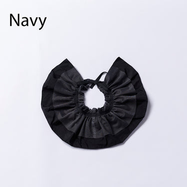★入荷済み★2026SS★nunuforme ヌヌフォルム マルチウェイフリルケープ Navy 07-nf25-018-252