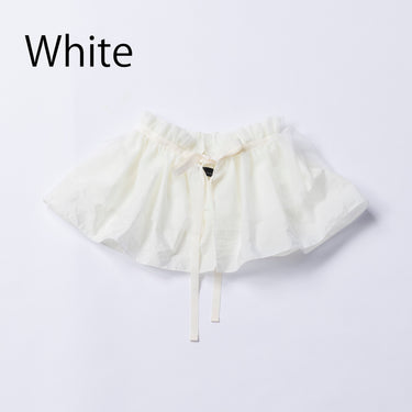 ★入荷済み★2026SS★nunuforme ヌヌフォルム マルチウェイフリルケープ White 07-nf25-018-252