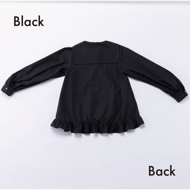 ★入荷済み★2026AW★nunuforme ヌヌフォルム ビッグカラーブラウス Black Adult 08-nf26-552-031
