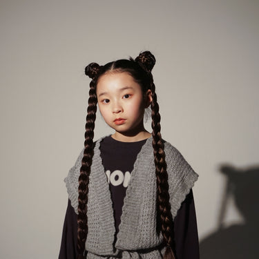 ★9-10月入荷予定ご予約★2026AW★UNIONINI ユニオニーニ nostalgic vest gray KN-006