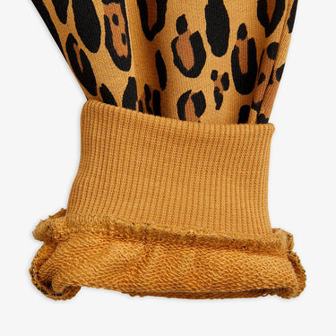 ★BASIC★mini rodini ミニロディーニ Basic leopard sweatpants Beige