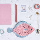 Donfisher ドンフィッシャー TURBOT Case 魚ポーチ ピンク