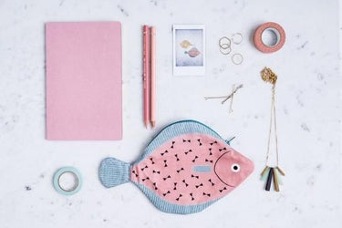 Donfisher ドンフィッシャー TURBOT Case 魚ポーチ ピンク