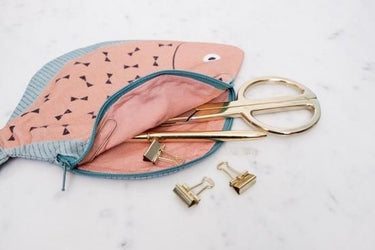 Donfisher ドンフィッシャー TURBOT Case 魚ポーチ ピンク