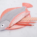 Donfisher ドンフィッシャー PLAICE Case 魚ポーチ ピンク