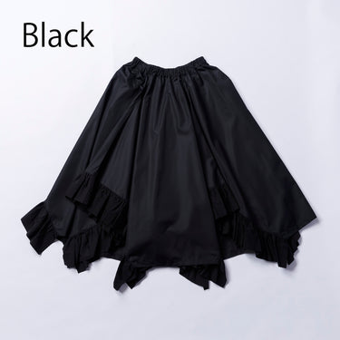 ★入荷済み★2026SS★nunuforme ヌヌフォルム イレギュラーフリルスカート Black Adult 12-nf25-533-033