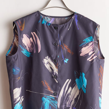 ★入荷済み★2026SS★STELLA CIFFON ステラシフォン Life new color print top ST2-25401C