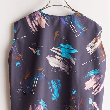 ★入荷済み★2026SS★STELLA CIFFON ステラシフォン Life new color print top ST2-25401C