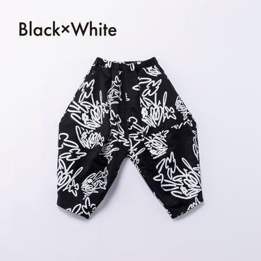 ★入荷済み★2026AW★nunuforme ヌヌフォルム OKIフラワー 八分丈 ポインテッドパンツ Black×White 13-nf26-621-265