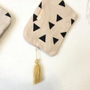 ★40%OFF★arkakama アルカカマ This is a small PORCH Triangle CREAM×BLACK