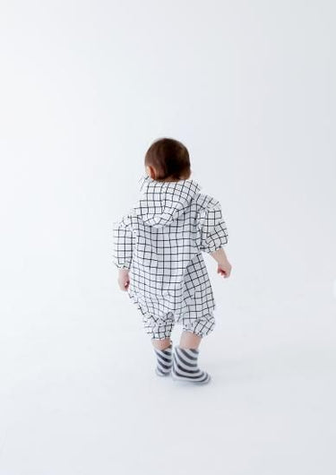 ★40％OFF★chocolatesoup★GEOMETRY RAINSUIT CS-10038 GRID レインスーツ グリッド