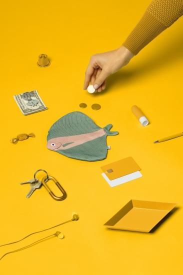 Donfisher ドンフィッシャー Green Fanfish keychain ベンテンウオ グリーン キーチェーン キーリング