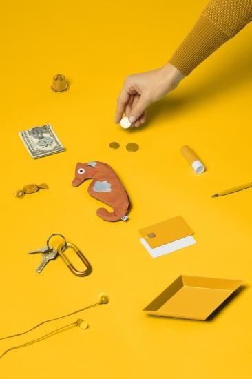 Donfisher ドンフィッシャー Orange Seahorse keychain タツノオトシゴ オレンジ キーチェーン キーリング