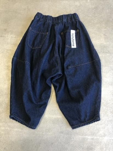 ★BASIC★ns-621-017 nunuforme ヌヌフォルム デニム ポインテッド パンツ one-Wash