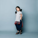 ★BASIC★ns-621-017 nunuforme ヌヌフォルム デニム ポインテッド パンツ one-Wash
