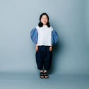 ★BASIC★ns-621-017 nunuforme ヌヌフォルム デニム ポインテッド パンツ one-Wash