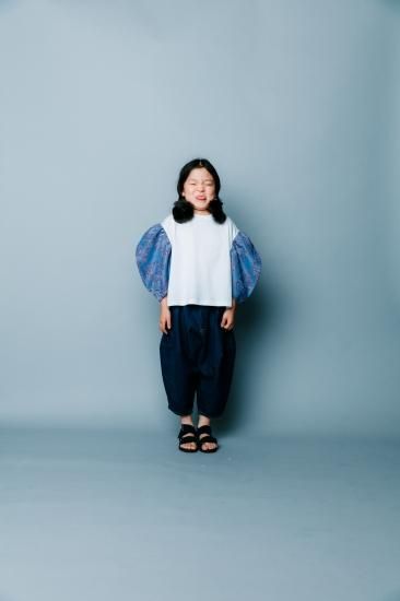★BASIC★ns-621-017 nunuforme ヌヌフォルム デニム ポインテッド パンツ one-Wash