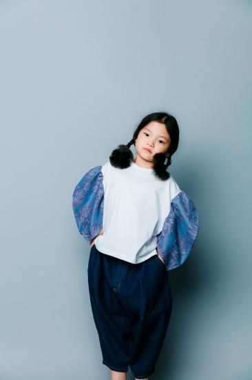 ★BASIC★ns-621-017 nunuforme ヌヌフォルム デニム ポインテッド パンツ one-Wash