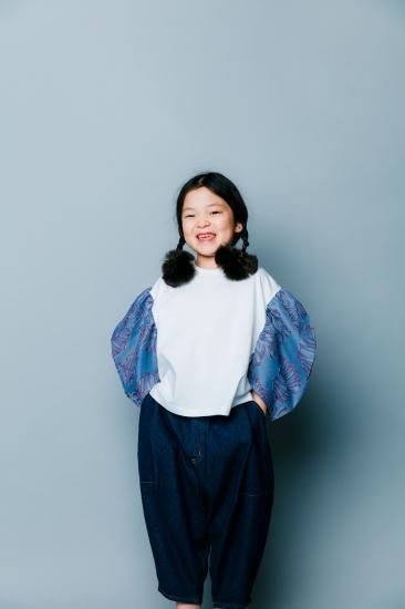 ★BASIC★ns-621-017 nunuforme ヌヌフォルム デニム ポインテッド パンツ one-Wash
