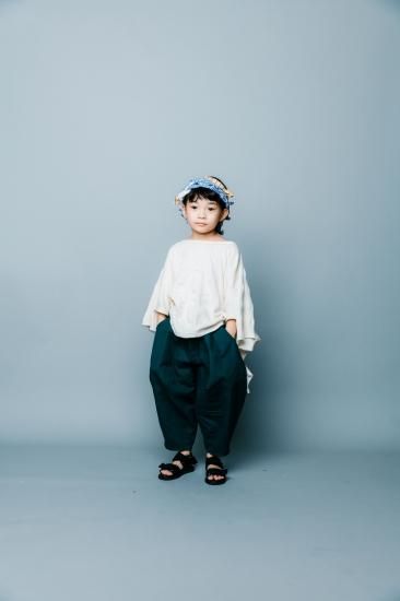 ★BASIC★ns-621-005 nunuforme ヌヌフォルム オックス ポインテッド パンツ Green