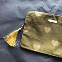 ★40%OFF★arkakama アルカカマ This is a  BIG PORCH Ha-to♥ KHAKI x GOLD AR00011