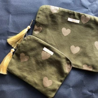★40%OFF★arkakama アルカカマ This is a  BIG PORCH Ha-to♥ KHAKI x GOLD AR00011