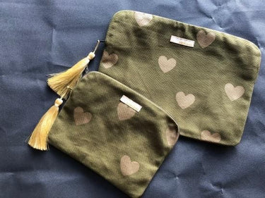 ★40%OFF★arkakama アルカカマ This is a  BIG PORCH Ha-to♥ KHAKI x GOLD AR00011