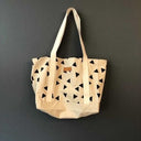 ★40%OFF★arkakama アルカカマ TOTE BAG ▲ Triangle CREAM×BLACK AR00020