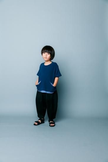 ★BASIC★ns-621-005 nunuforme ヌヌフォルム オックス ポインテッド パンツ Black