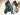 松尾ミユキ Good morning socks Plants GY MM568