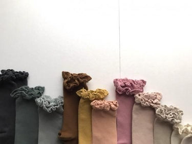 Condor コンドル KNEE SOCKS LACE EDGING CUFF レースエッジングカフ ニーソックス 629 Mostaza マスタード 2409/2