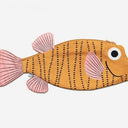Donfisher ドンフィッシャー Boxfish ハコフグ 魚ポーチ マスタード