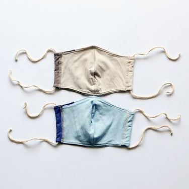 ★90%OFF★misore kids mask 接触冷感キッズマスク 《PRIME COOL》2枚セット ブラウン&サックス